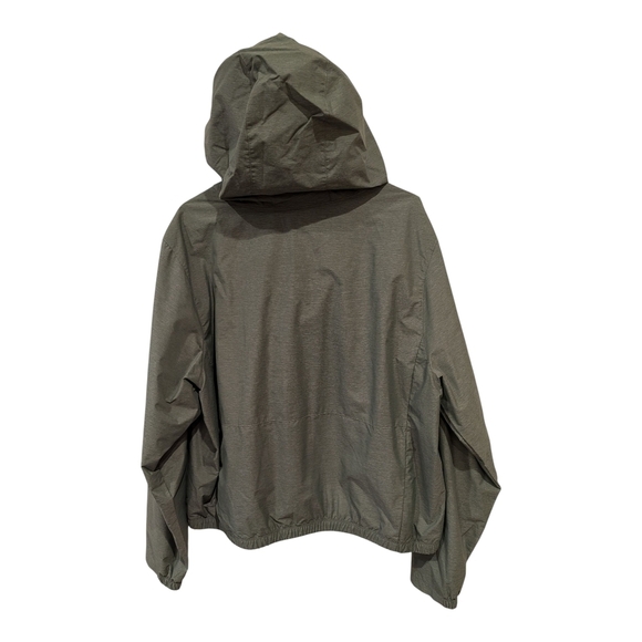 Columbia Olive and Black Hooded Rain Jacket - Picture 3 of 5